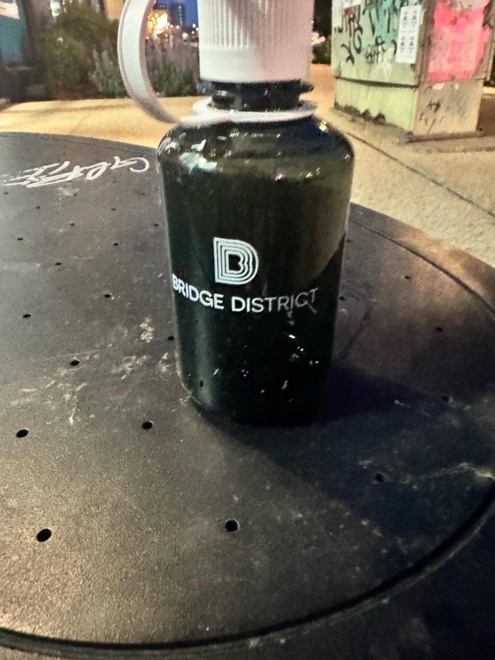 Bridge District Black Water Bottle